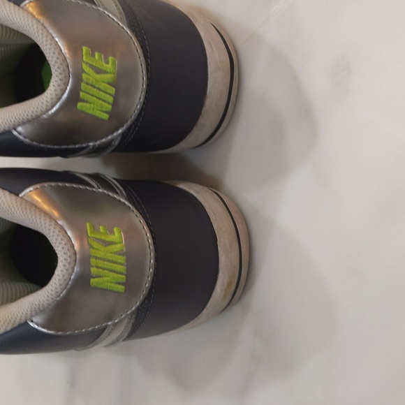 Nike Rare Dunk Mid Grey and neon green Youth size 6 - Picture 7 of 9